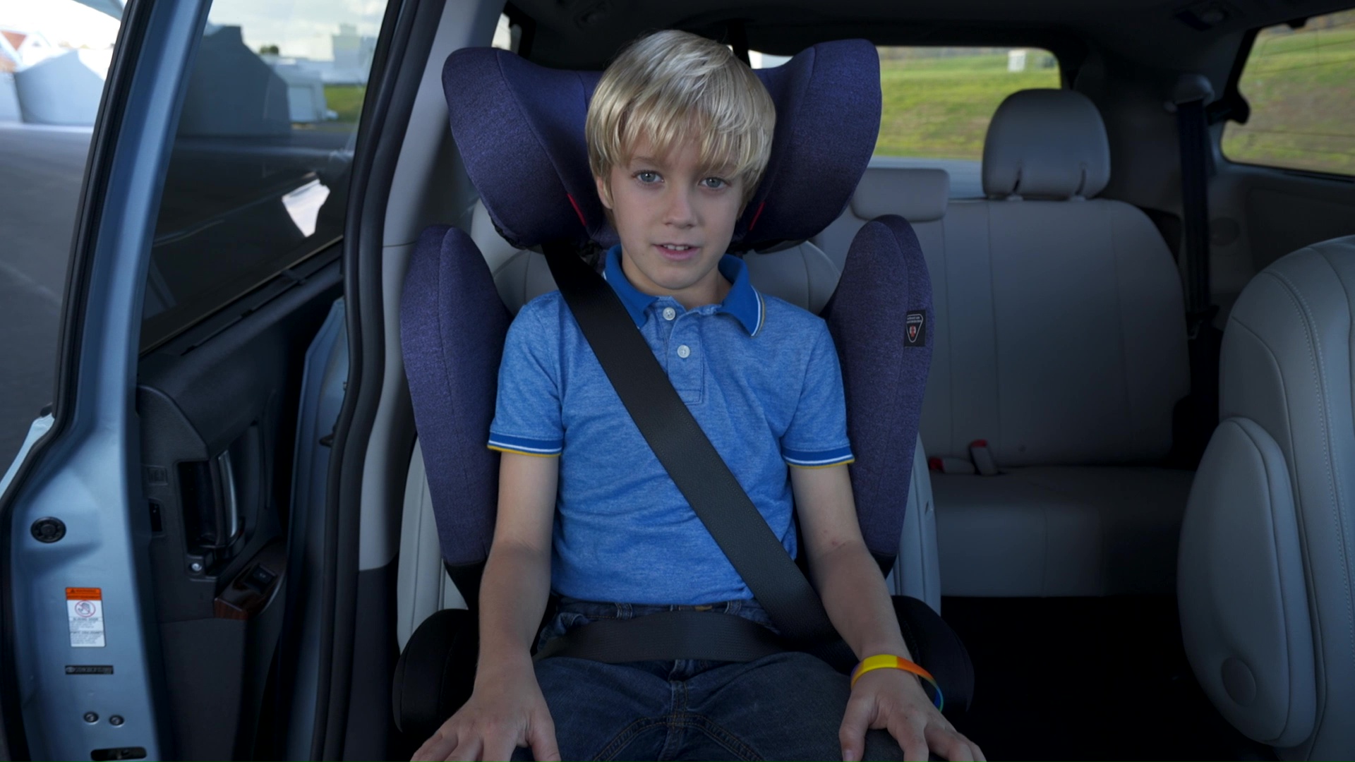 Booster seat belt fit